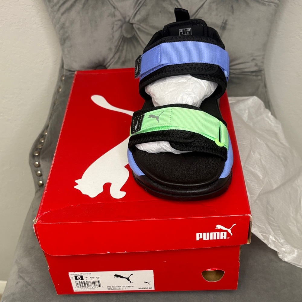 Puma RS-Sandal GID Black, Purple, Green